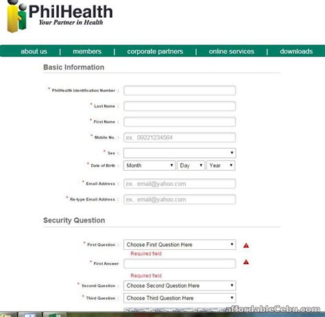 philhealth registration online